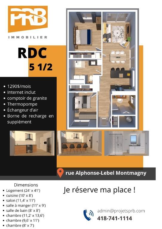 5 1/2 a L'islet - 5 1/2 a L'islet - location appartement lokatix