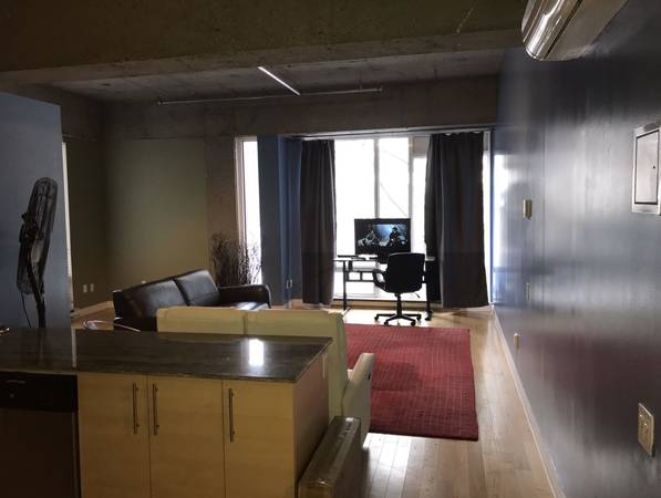 Furnished 1 bedroom condo in Loft St-Alexandre, Downtown Montreal. - Furnished 1 bedroom condo in Loft St-Alexandre, Downtown Montreal. - lokatix rental apartment