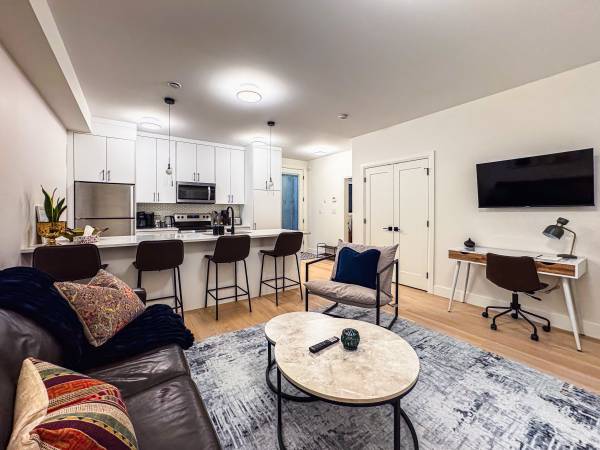 New Edgemont Village Fully-Furnished Luxury 2-bedroom 1-bath suite! - New Edgemont Village Fully-Furnished Luxury 2-bedroom 1-bath suite! - lokatix rental apartment