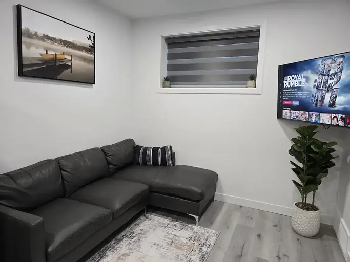 Newly furnished 2 bedroom basement suite for short term rentals | Edmonton - Newly furnished 2 bedroom basement suite for short term rentals | Edmonton - lokatix rental apartment